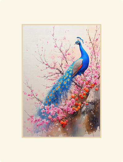 GOLDEN SONGBIRDS IN SEPIA