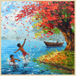 AUTUMN BLISS BY THE LAKE